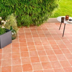 Pavé béton saumon 15 x 15 cm, ép.6 cm (vendu au m²)