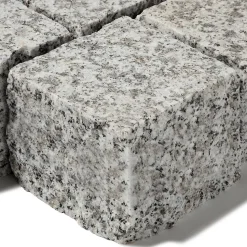 Pavé Granit Gris 10x10x8 cm (vendu au m² - 76 pavés/m²) - RO'MA NATURE