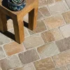 Pavé Grès Kandla Beige 20x14x2,5 cm (vendu au m² - 30 pavés/m²) - RO'MA NATURE