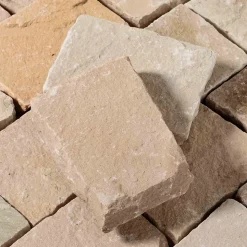 Pavé Grès Kandla Beige 20x14x2,5 cm (vendu au m² - 30 pavés/m²) - RO'MA NATURE