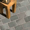 Pavé Grès Kandla Gris 20x14x2,5 cm (vendu au m² - 30 pavés/m²) - RO'MA NATURE