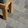 Pavé Grès Kandla Gris 14x14x5-7 cm (vendu au m² - 42 pavés/m²) - RO'MA NATURE