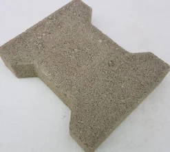 Pavé H béton gris 20 x 16 cm, ép.45 mm