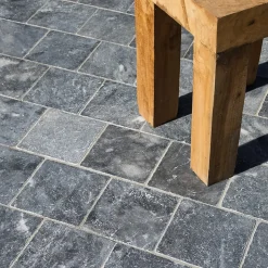 Pavé Pierre d'Adana Gris Bleu Foncé 15,25x15,25x3 cm (vendu au m² - 42 pavés/m²) - RO'MA NATURE