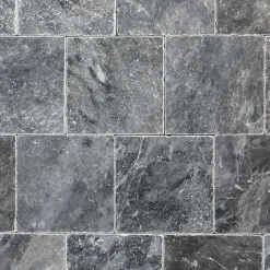 Pavé Pierre d'Adana Gris Bleu Foncé 15,25x15,25x3 cm (vendu au m² - 42 pavés/m²) - RO'MA NATURE