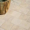 Pavé Pierre de l'Atlas Beige 15x15x1,5 cm (vendu au m² - 45 pavés/m²) - RO'MA NATURE