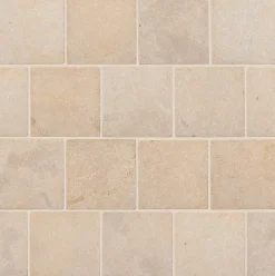Pavé Pierre de l'Atlas Beige 15x15x1,5 cm (vendu au m² - 45 pavés/m²) - RO'MA NATURE