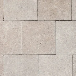 Pavé Pierre d'Egypte Beige 15x15x3 cm (vendu au m² - 45 pavés/m²) - RO'MA NATURE
