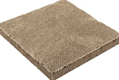 Pavé pierre naturelle vieillie marron 20 x 20 cm, ép.2 cm