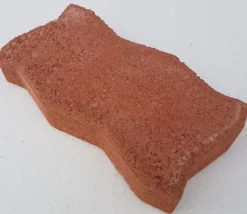 Pavé S béton rouge 26 x 15 cm, ép.45 mm