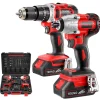 Perceuse Visseuse Perceuse a Percussion, 100Nm, 2 Batterie 2.0Ah