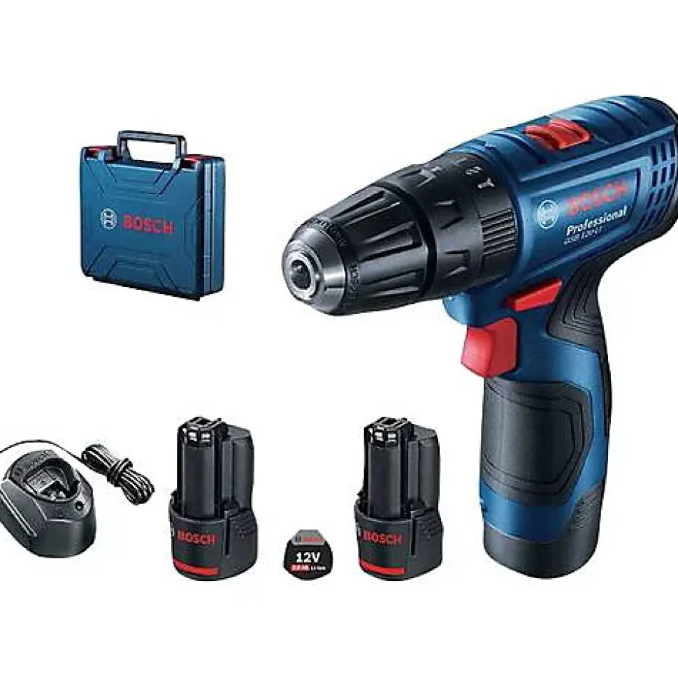 Perceuse visseuse a percussion bosch 06019g8100 sans fil 30.0 Nm 12 V 2.0 Ah