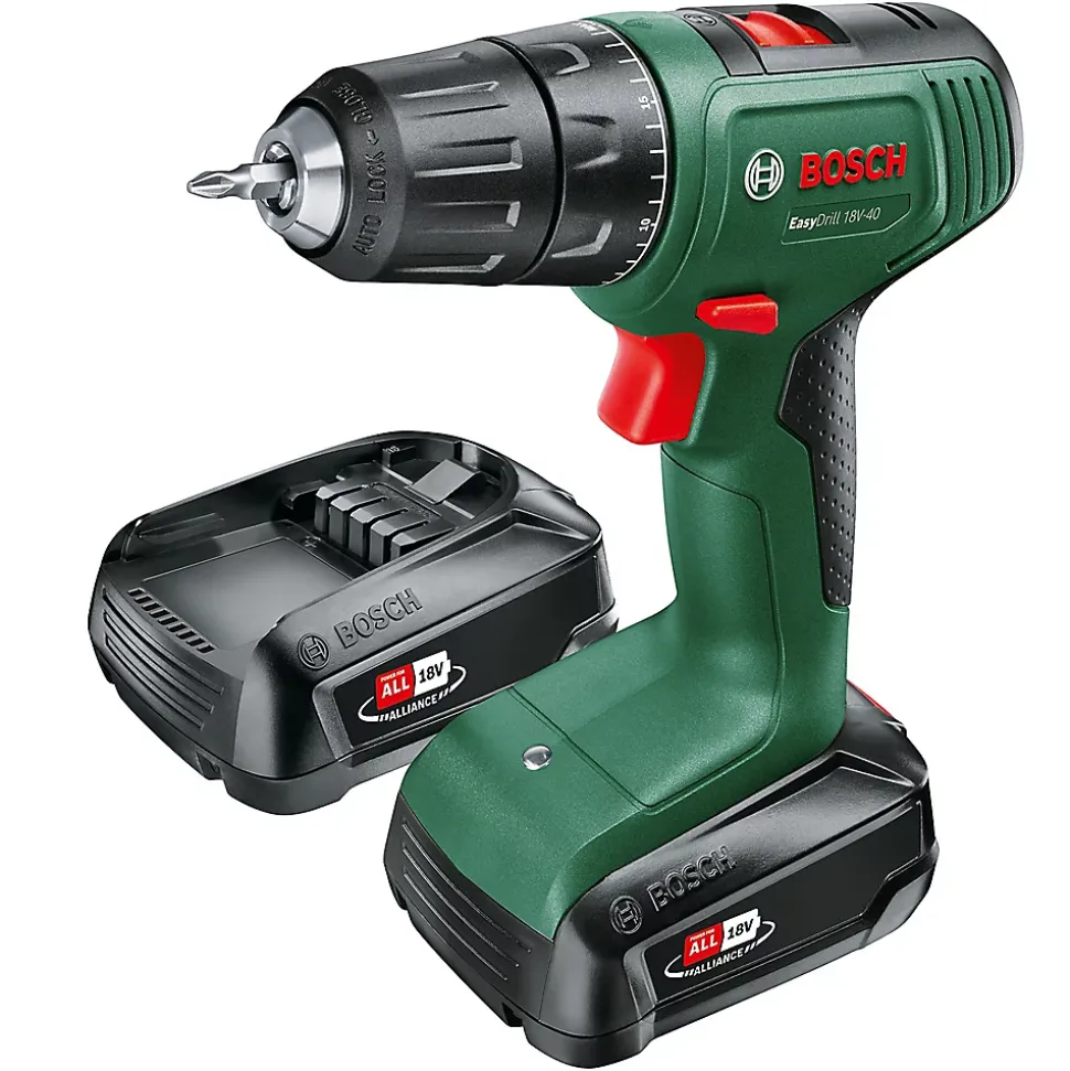 Perceuse visseuse sans fil Bosch EasyDrill 18V-40 2 x 1,5Ah + chargeur AL18V-40V-20