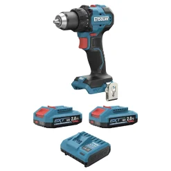 Perceuse visseuse sans fil Erbauer 18V ERI1096DDH 2X2Ah