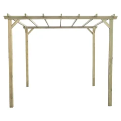 Pergola autoportante Ipomée en bois l.300 x L.300 x H.247 cm