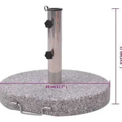 Pied de parasol en granit 30kg