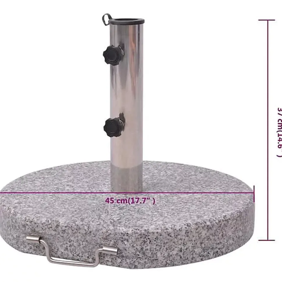 Pied de parasol en granit 30kg