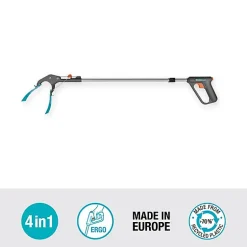 Pince à déchets 4 en 1 Gardena avec 2 brosses amovibles