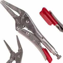 Pince À Sertir Morse Avec Mâchoires Droites Allongées 225 Mm CrV