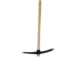 Pioche de terrassier avec manche en bois L.90 cm