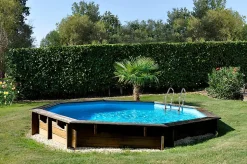 Piscine hors sol bois Gre Violette2 ø5,00 x h.1,27 m