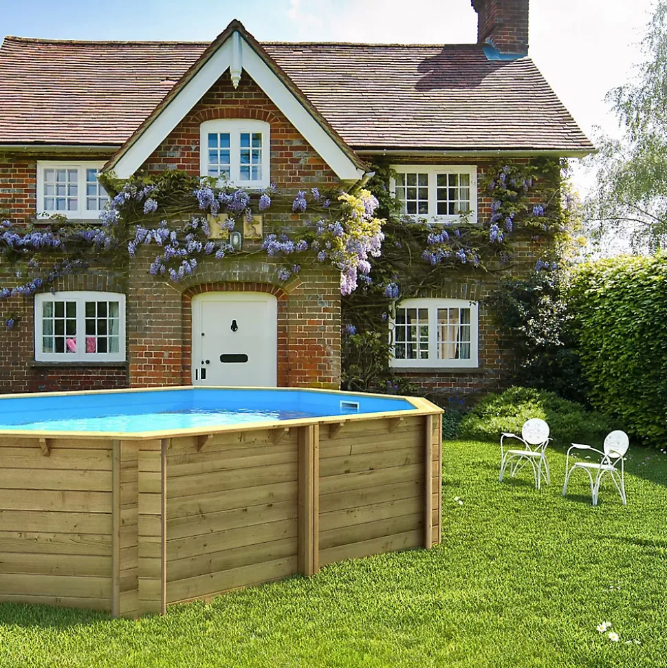 Piscine hors sol bois Procopi Tropic ø5,10 x h.1,20 m