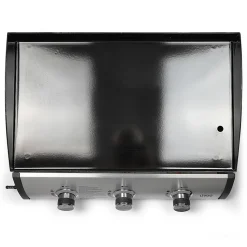 Plancha gaz 7.5kw plaque acier émaillée 61x38cm Livoo DOC277