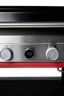 Plancha gaz noir Weber 76 cm sur chariot