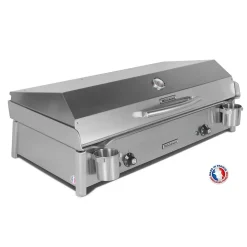 Plancha électrique ANTHEA E870 + Couvercle + 2 ustensiles - PLANCHAELEC