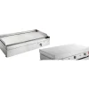 Plancha électrique en inox Chef 80 cm Avec couvercle
