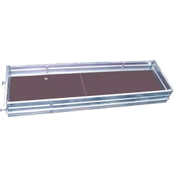 Plancher d'accès à trappe alu-bois 2.50 m pour échafaudage diam 42 mm