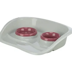 Plateau repas 0.25 et 0.3 litre pour chats ou petit chiens couleur aléatoire