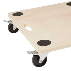 Plateau roulant rectangulaire Diall TR14 peuplier charge max 200 kg