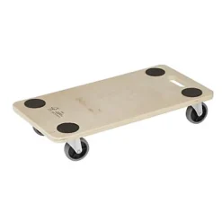 Plateau roulant rectangulaire Diall TR01 peuplier charge max 200 kg