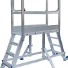 Plateforme Alu entre banches 7 marches 125 x 55 cm Hauteur 1.75 m