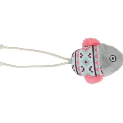 Poisson gris Kali 15 par 6 par 3 cm avec catnip Jouet chat