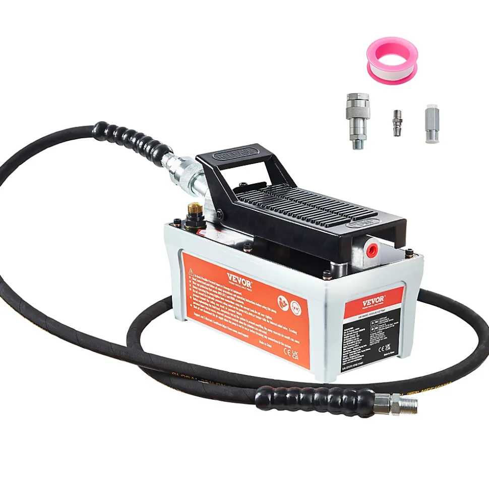 Pompe hydraulique à air 700 bar, réservoir 1.6L, tuyau 2m, pour carrosserie, postes de traction.