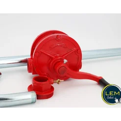 Pompe manuelle rotative de remplissage Débit 40 l/mm avec tube 1000mm