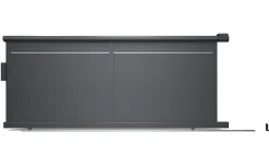 Portail aluminiumm "EVORA" coulissant 1 vantail 180 x 400 cm - gris 7016