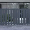 Portail coulissant 4m VEYMONT H.160cm aluminium gris