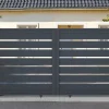 Portail coulissant 3,5m VOGEL H.140cm aluminium gris