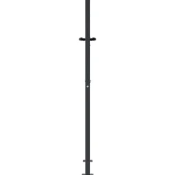 Portail de jardin Anthracite 100x125 cm Acier Design Herbe vidaXL