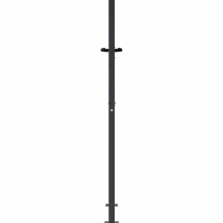 Portail de jardin Anthracite 100x150 cm Acier Design Herbe vidaXL