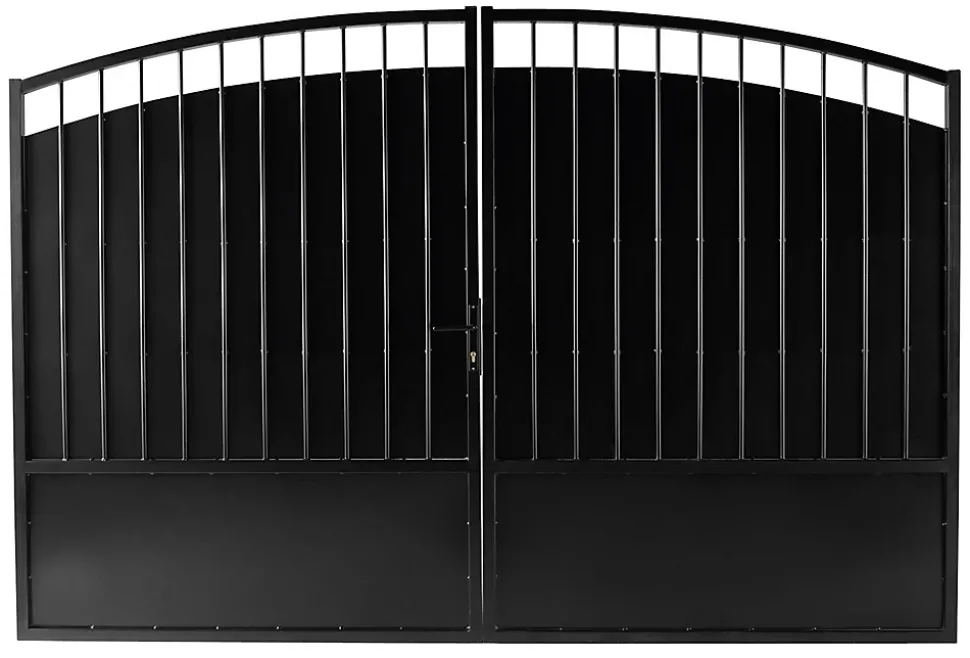 Portail fer Blooma Oria noir - 300 x h.200 cm