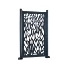 Portillon arbre alu Neva anthracite 93 x h.171 cm