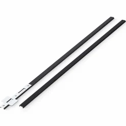 Portillon en alu Neva anthracite h.171 cm