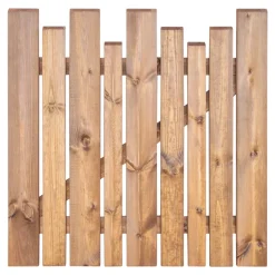 Portillon en bois destructuré Kauri Klikstrom l.100 x H.100 cm