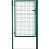 Portillon pour clôture grillagée à poteaux carrés Blooma vert 100 x h.150 cm