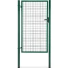 Portillon pour clôture grillagée à poteaux carrés Blooma vert 100 x h.170 cm