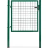 Portillon pour clôture grillagée à poteaux carrés Blooma vert 100 x h.100 cm